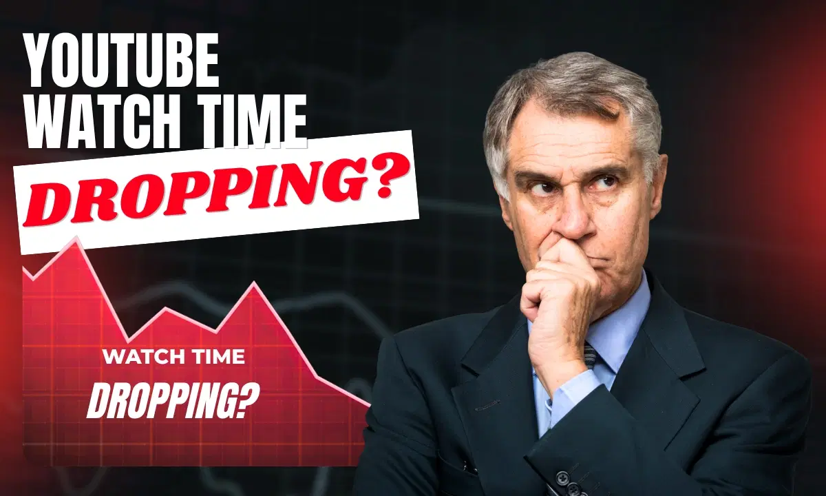 Why YouTube watch time dropping?